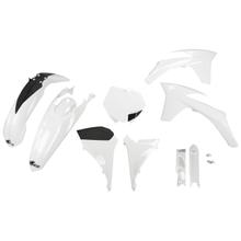 Sada dílů opláštění UFO PLAST 9-dílná, plastové opláštění s krytem vidlic pro KTM SX SX-F 125 - 450 ccm Bj. 2011 - 2012