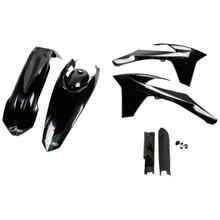 Verkleidungskit UFO PLAST 6-teilig Verkleidungssatz Kunststoff mit Gabelschutz für KTM EXC Sixdays EXC-F 125 - 500 ccm Bj. 2012 - 2013