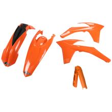 Verkleidungskit UFO PLAST 6-teilig Verkleidungssatz Kunststoff mit Gabelschutz für KTM EXC Sixdays EXC-F 125 - 500 ccm Bj. 2012 - 2013