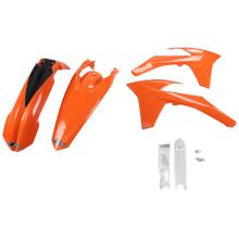 Verkleidungskit UFO PLAST 6-teilig Verkleidungssatz Kunststoff mit Gabelschutz für KTM EXC Sixdays EXC-F 125 - 500 ccm Bj. 2012 - 2013