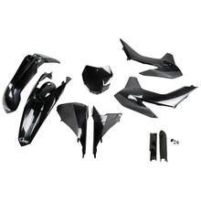 Bekledingskit UFO PLAST 9-delig Bekledingsset Kunststof met vorkbescherming voor KTM SX SX-F 125 - 450 ccm Bj. 2013 - 2014
