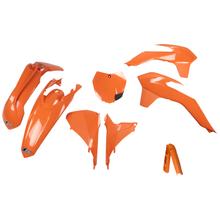 Bekledingskit UFO PLAST 9-delig Bekledingsset Kunststof met vorkbescherming voor KTM SX SX-F 125 - 450 ccm Bj. 2013 - 2014