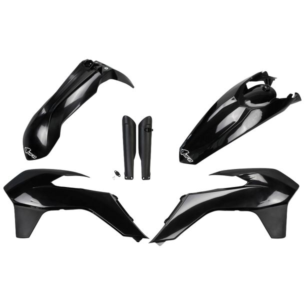 Verkleidungskit UFO PLAST 6-teilig Verkleidungssatz Kunststoff mit Gabelschutz für KTM EXC Sixdays EXC-F 125 - 500 ccm Bj. 2016