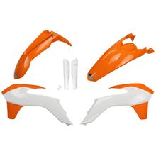 Bekledingskit UFO PLAST 6-delig Bekledingsset Kunststof met Vorkbescherming voor KTM EXC Sixdays EXC-F 125 - 500 ccm Bj. 2016
