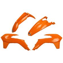 Bekledingskit UFO PLAST 4-delig Bekledingsset Kunststof voor KTM EXC Sixdays EXC-F 125 - 500 ccm Bj. 2014 - 2016