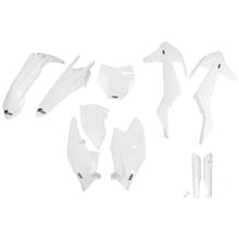 Beplatingkit UFO PLAST 10-delig Beplatingsset Kunststof met Vorkbescherming voor KTM SX SX-F Racing 125 - 450 ccm Bj. 2016 - 2018