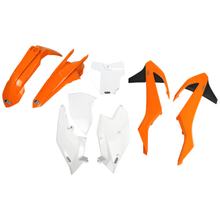 Kapset UFO PLAST 8-delig Bekledingsset Kunststof voor KTM SX SX-F Racing 125 - 450 ccm Bj. 2016 - 2018