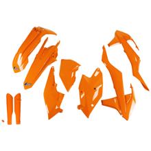 Beheersingskit UFO PLAST 9-delig Bekledingsset Kunststof met Vorkbescherming voor KTM EXC Sixdays EXC-F 125 - 500 ccm Bj. 2017 - 2019