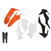 Beheersingskit UFO PLAST 9-delig Bekledingsset Kunststof met Vorkbescherming voor KTM EXC Sixdays EXC-F 125 - 500 ccm Bj. 2017 - 2019