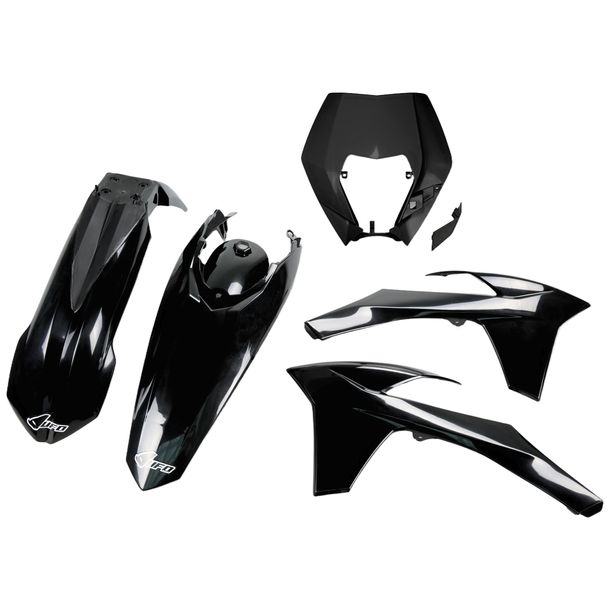 UFO PLAST 5-piece Fairing Kit Plastic Fairing Set for KTM EXC Sixdays EXC-F 125 - 500 ccm Year 2012 - 2013