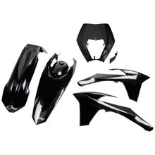 Kapset UFO PLAST 5-delig Kapset Kunststof voor KTM EXC Sixdays EXC-F 125 - 500 ccm Bj. 2012 - 2013