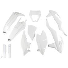 Verkleidungskit UFO PLAST 10-teilig Verkleidungssatz Kunststoff mit Gabelschutz für KTM EXC Sixdays EXC-F 125 - 500 ccm Bj. 2017 - 2019