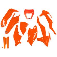 Verkleidungskit UFO PLAST 10-teilig Verkleidungssatz Kunststoff mit Gabelschutz für KTM EXC Sixdays EXC-F 125 - 500 ccm Bj. 2017 - 2019