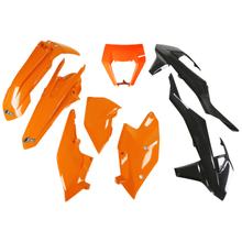 Kit opláštění UFO PLAST 8-dílná sada opláštění plast pro KTM EXC Sixdays EXC-F 125 - 500 ccm Bj. 2017 - 2019