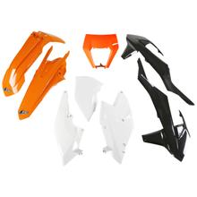 Kit opláštění UFO PLAST 8-dílná sada opláštění plast pro KTM EXC Sixdays EXC-F 125 - 500 ccm Bj. 2017 - 2019