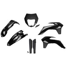 Kit de carenado UFO PLAST 7 piezas. Juego de carenado de plástico con protección de horquillas para KTM EXC Sixdays EXC-F 125 - 500 ccm Año de fab. 2016