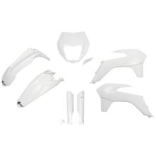 Kit de carenado UFO PLAST 7 piezas. Juego de carenado de plástico con protección de horquillas para KTM EXC Sixdays EXC-F 125 - 500 ccm Año de fab. 2016