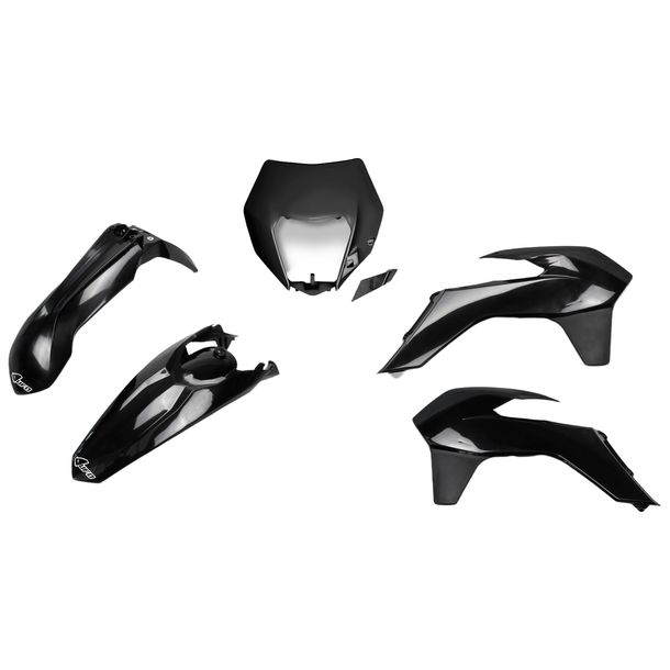 UFO PLAST Fairing Kit 5-piece Fairing Set Plastic for KTM EXC Sixdays EXC-F 125 - 500 ccm Bj. 2014 - 2016