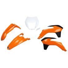 Behandelingskit UFO PLAST 5-delig Bekledingsset Kunststof voor KTM EXC Sixdays EXC-F 125 - 500 ccm Bj. 2014 - 2016