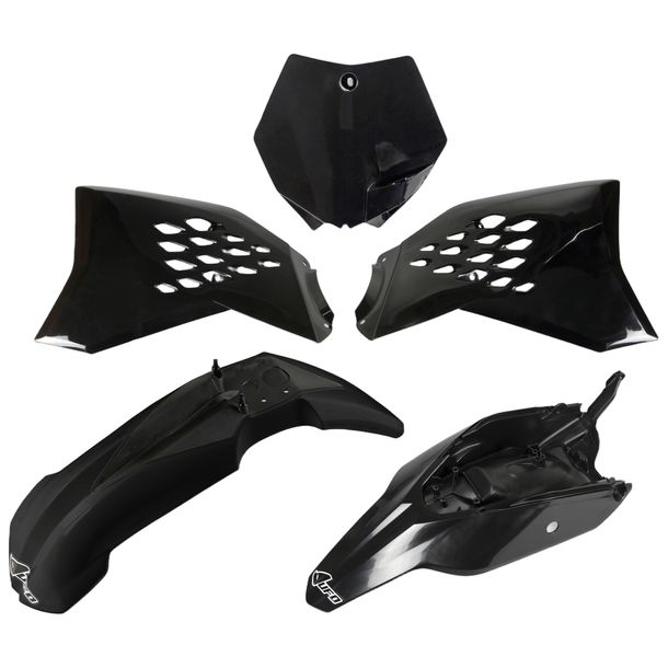 UFO PLAST 5-piece Fairing Kit, Plastic Fairing Set for KTM SX 65 ccm Model Years 2012 - 2015
