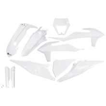Verkleidingskit UFO PLAST 10-delig Verkleidingsset Kunststof met Vorkbescherming voor KTM EXC Sixdays EXC-F 125 - 500 ccm Bj. 2020 - 2023