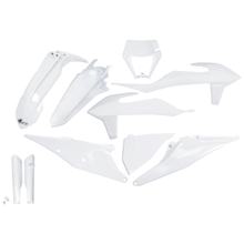 Verkleidingskit UFO PLAST 10-delig Verkleidingsset Kunststof met Vorkbescherming voor KTM EXC Sixdays EXC-F 125 - 500 ccm Bj. 2020 - 2023