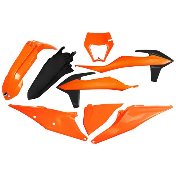 Verkleidungskit UFO PLAST 8-teilig Verkleidungssatz Kunststoff für KTM EXC Sixdays EXC-F 150 - 500 ccm Bj. 2020 - 2023