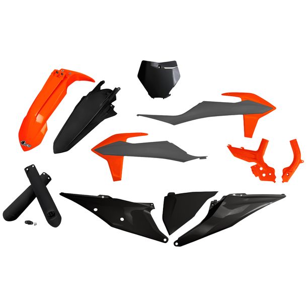 Verkleidungskit UFO PLAST 12-teilig Verkleidungssatz Kunststoff für KTM SX 125 - 450 ccm Bj. 2019 - 2022