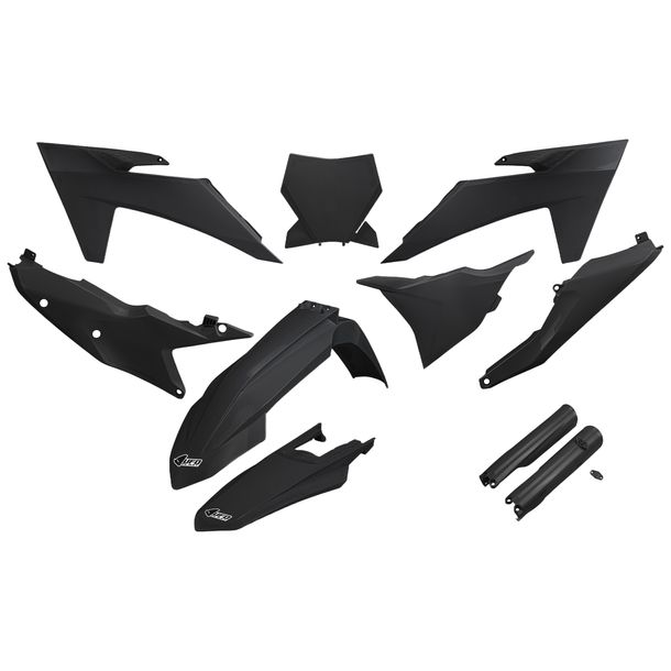 Verkleidungskit UFO PLAST 10-teilig Verkleidungssatz Kunststoff mit Gabelschutz für KTM SX SX-F Racing 125 - 450 ccm Bj. 2023 - 2024