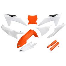 Bekledingskit UFO PLAST 10-delig Bekledingsset Kunststof met Voorvorkbescherming voor KTM SX SX-F Racing 125 - 450 ccm Bj. 2023 - 2024