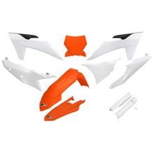 Bekledingskit UFO PLAST 10-delig Bekledingsset Kunststof met Voorvorkbescherming voor KTM SX SX-F Racing 125 - 450 ccm Bj. 2023 - 2024