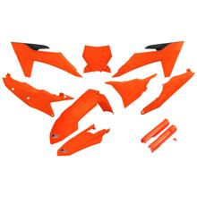 Bekledingskit UFO PLAST 10-delig Bekledingsset Kunststof met Voorvorkbescherming voor KTM SX SX-F Racing 125 - 450 ccm Bj. 2023 - 2024