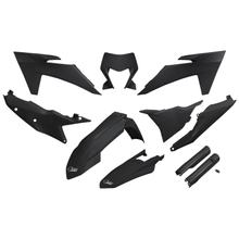 Bekledingskit UFO PLAST 10-delig Bekledingsset Kunststof met vorkbescherming voor KTM EXC Sixdays EXC-F 150 - 500 ccm Bj. 2024 - 2025