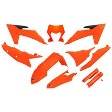 Bekledingskit UFO PLAST 10-delig Bekledingsset Kunststof met vorkbescherming voor KTM EXC Sixdays EXC-F 150 - 500 ccm Bj. 2024 - 2025