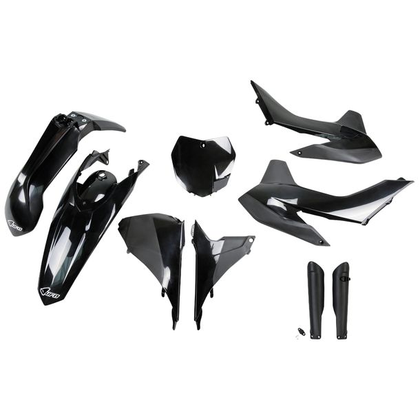 Verkleidungskit UFO PLAST 9-teilig Verkleidungssatz Kunststoff mit Gabelschutz für KTM SX SX-F Racing 125 - 450 ccm Bj. 2015 - 2016