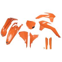 Bekledingskit UFO PLAST 9-delig Bekledingsset Kunststof met vorkbescherming voor KTM SX SX-F Racing 125 - 450 ccm Bj. 2015 - 2016