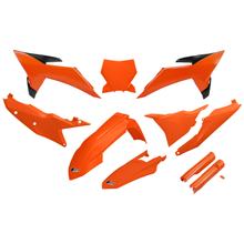 Bekledingskit UFO PLAST 10-delig Bekledingsset Kunststof met Vorkbescherming voor KTM SX SX-F Racing 125 - 450 ccm Bj. 2025