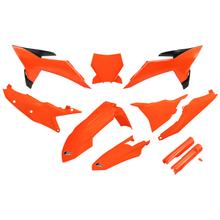 Bekledingskit UFO PLAST 10-delig Bekledingsset Kunststof met Vorkbescherming voor KTM SX SX-F Racing 125 - 450 ccm Bj. 2025