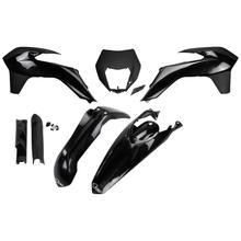 UFO PLAST kuipkit 7-delig Kuipset kunststof met vorkbescherming voor KTM EXC Sixdays EXC-F 125 - 500 ccm Bj. 2014 - 2015