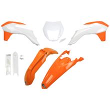 UFO PLAST kuipkit 7-delig Kuipset kunststof met vorkbescherming voor KTM EXC Sixdays EXC-F 125 - 500 ccm Bj. 2014 - 2015