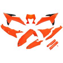 Kit de carenado UFO PLAST 10 piezas. Juego de carenado de plástico con protección para horquillas para KTM EXC Sixdays EXC-F 150 - 500 ccm Año 2026