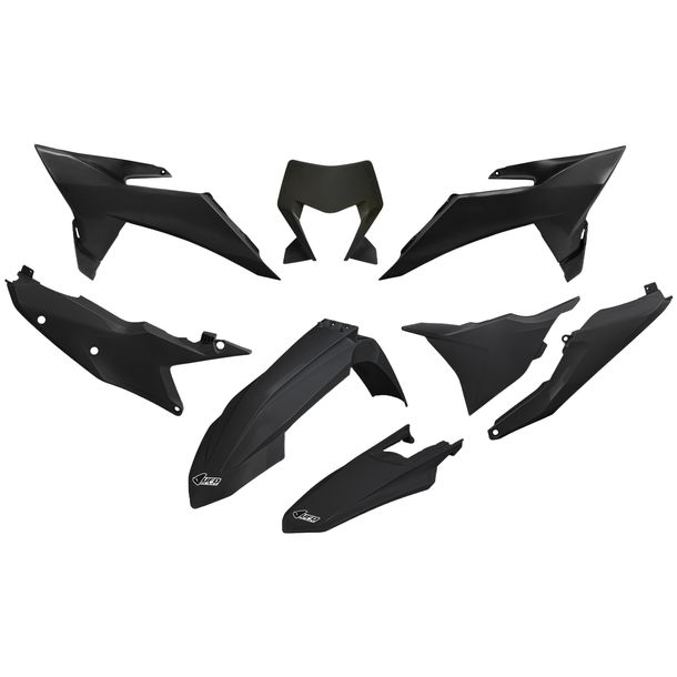 UFO PLAST 8-piece Fairing Kit, Plastic Fairing Set for KTM EXC Sixdays EXC-F 150 - 500 ccm Year 2026