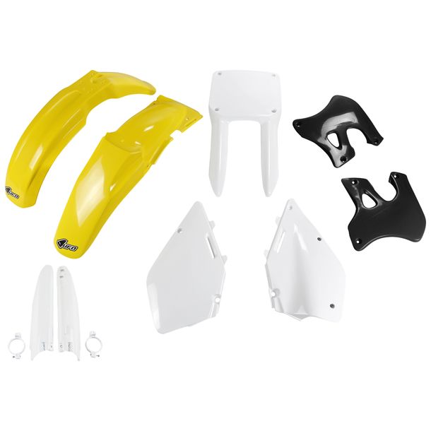 Kit carenatura UFO PLAST 9 pezzi. Set carenatura in plastica con protezione forcelle per Suzuki RM 125 / 250 ccm Anno di costruzione 1996 - 1998