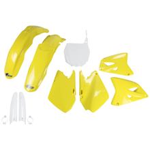 Bekledingskit UFO PLAST 9-delig Bekledingsset Kunststof met Vorkbescherming voor Suzuki RM 125 / 250 ccm Bj. 2001 - 2005