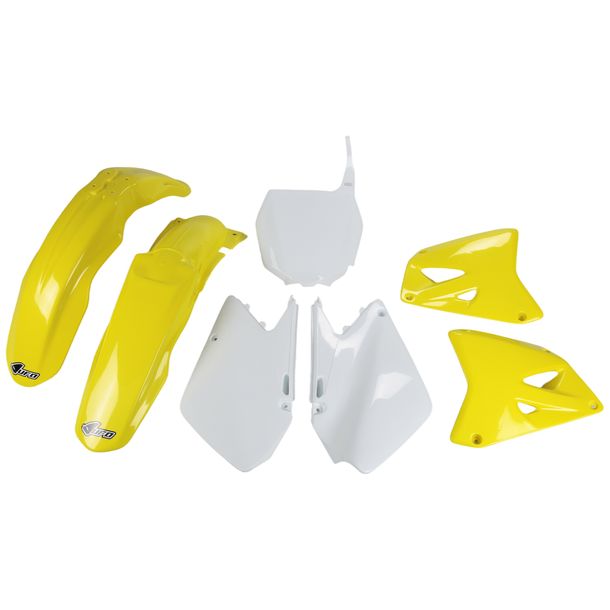Verkleidungskit UFO PLAST 7-teilig Verkleidungssatz Kunststoff für Suzuki RM 125 / 250 ccm Bj. 2001 - 2010
