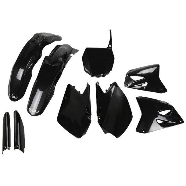 Verkleidungskit UFO PLAST 9-teilig Verkleidungssatz Kunststoff mit Gabelschutz für Suzuki RM 125 / 250 ccm Bj. 2006 - 2010