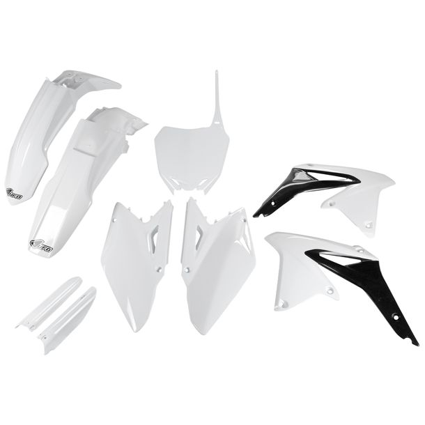 Verkleidungskit UFO PLAST 9-teilig Verkleidungssatz Kunststoff mit Gabelschutz für Suzuki RM-Z 450 ccm Bj. 2008 - 2017