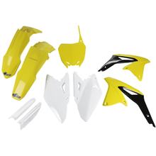 Bekledingskit UFO PLAST 9-delig Bekledingsset Kunststof met vorkbescherming voor Suzuki RM-Z 450 ccm Bj. 2008 - 2017