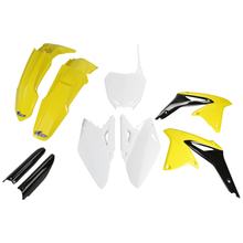 Beplatingkit UFO PLAST 9-delig Beplatingsset Kunststof met vorkbescherming voor Suzuki RM-Z 450 ccm Bj. 2008 - 2017