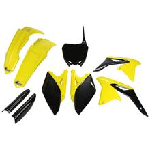 Bekledingskit UFO PLAST 9-delig Bekledingsset Kunststof met vorkbescherming voor Suzuki RM-Z 250 ccm Bj. 2010 - 2018